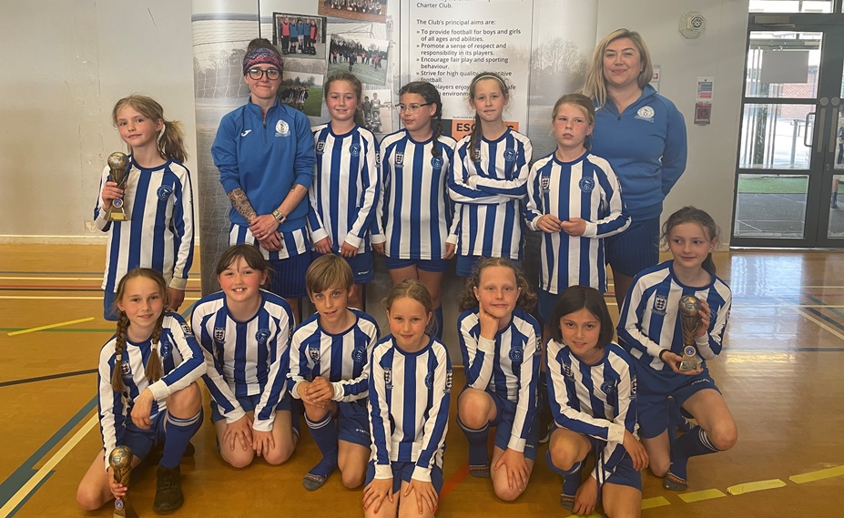 C4 Cleaning Partners with Horsham Sparrows U13 Girls Football Team